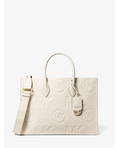 michael kors tote mirella|Michael Kors embossed tote handbags.